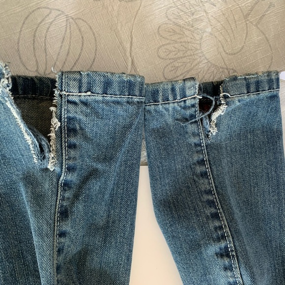 Faded blue jeans Vintage Straight Size 5. Faded black Buzz Cuts size 5. - Picture 7 of 15